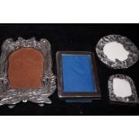 X4 Plated photo frames