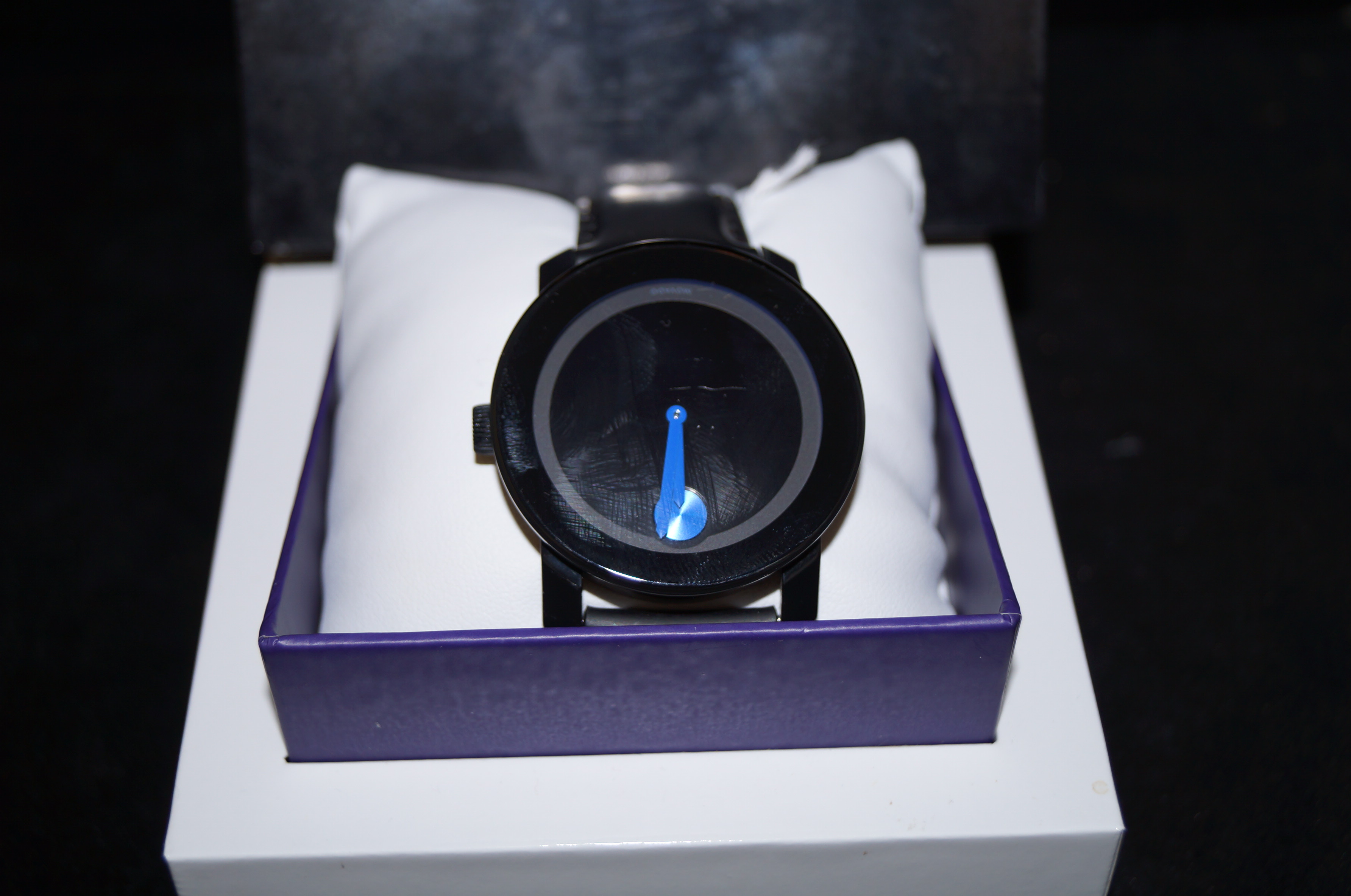 Movado bold wrist watch with box