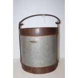 Large steel log bucket