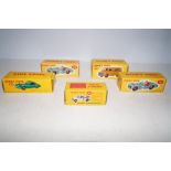 5 Boxed dinky cars