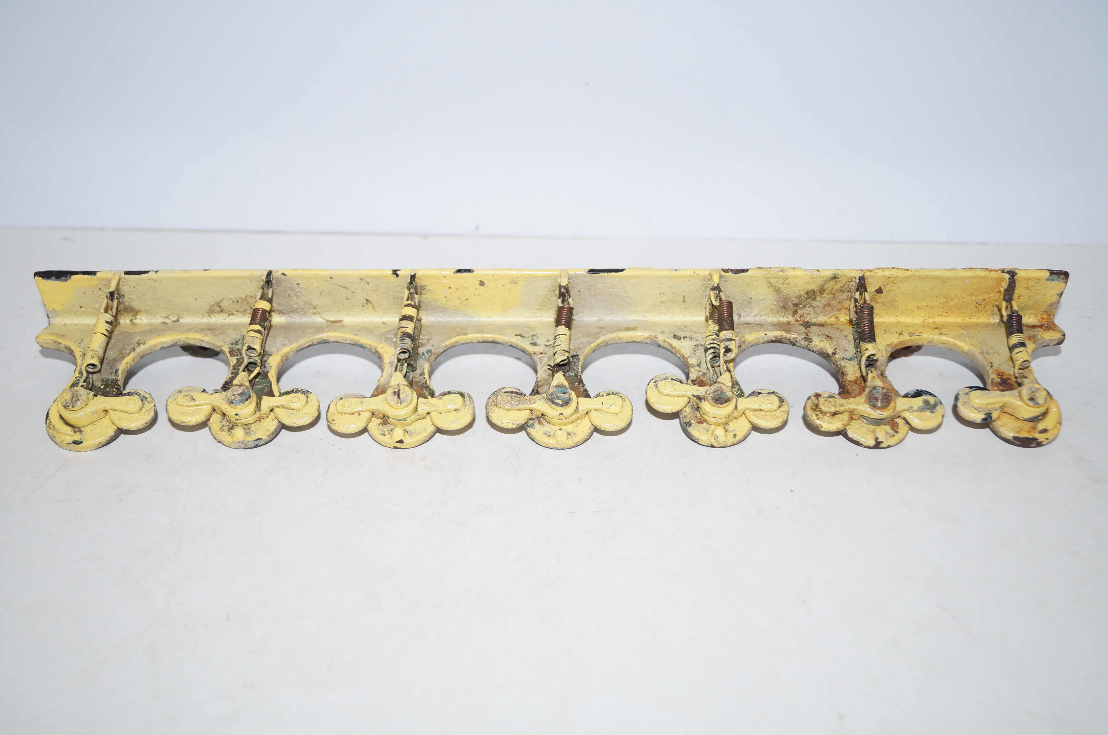 Painted brass cue holder Length 41 cm