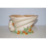 Clarice Cliff centre piece shell bowl Height 10 cm