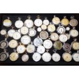 Large collection of pocket & fob watches (Spares &