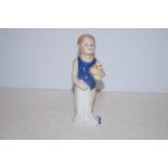 Royal Copenhagen 678 figure of young girl Height 1