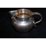Thomas Bradbury sterling silver cream jug 1930 (in