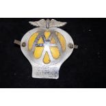 Vintage AA badge