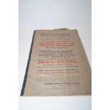 Edwardian bleach works auction catalogue related t