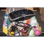 Box of electrical items & bulbs ect