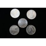5x, Five pound coins