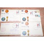 4x 1966 first day covers, 1st June & 3x 18th Augus