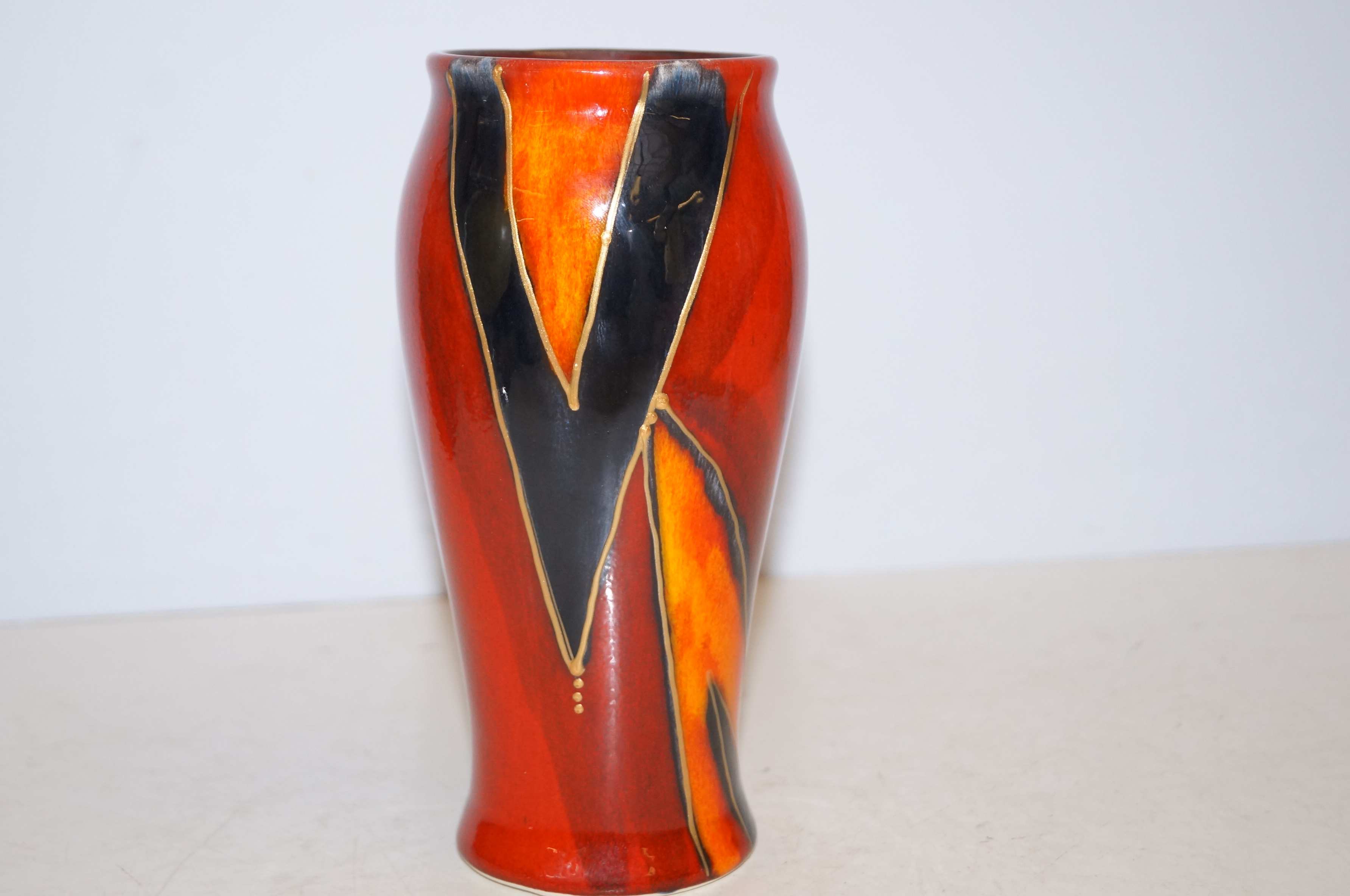 Anita Harris abstract vase Height 16 cm