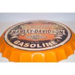 Harley Davidson bottle top plaque