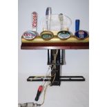 Set of beer pumps