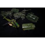 Collection of Dinky, Corgi & other military vehicl