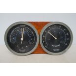 Short & Mason car barometer/thermometer