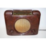 Bush bakelite radio