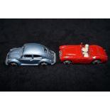 Matchbox V.W Beetle & sports car