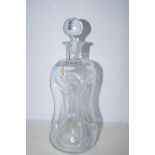 Holmegaard glug decanter with original label