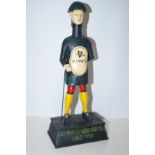 Cast iron Guinness man money box Height 36 cm