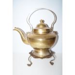 Brass kettle & trivet