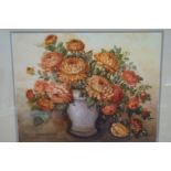 Framed watercolour still life signed James A Morri