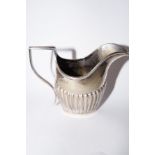 Edwardian silver cream jug by Walker & Hall Weight