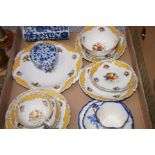 Lamleys part tea set & blue & white pottery