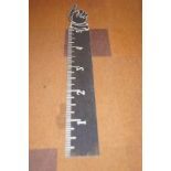 Large wooden pointing finger ruler