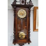 Gustav Becker Vienna wall clock