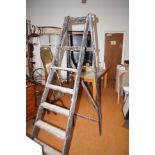 Vintage set of step ladders