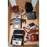 Group of vintage cameras