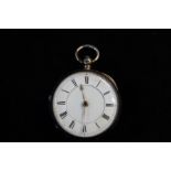 Victorian silver cased pocket watch by J. Harper c