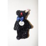 Steiff black mini teddy with gold stud