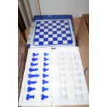 Glass chess set