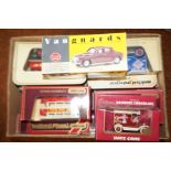 Box of collectable cars