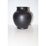 Royal Lancastrian black vase - Edward Thomas Radfo