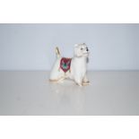 Royal Crown Derby - West Highland Terrier with gol