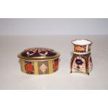 Royal Crown Derby 'old imari' trinket box 1128 MMI