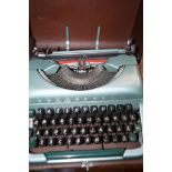 Vintage type writer & case