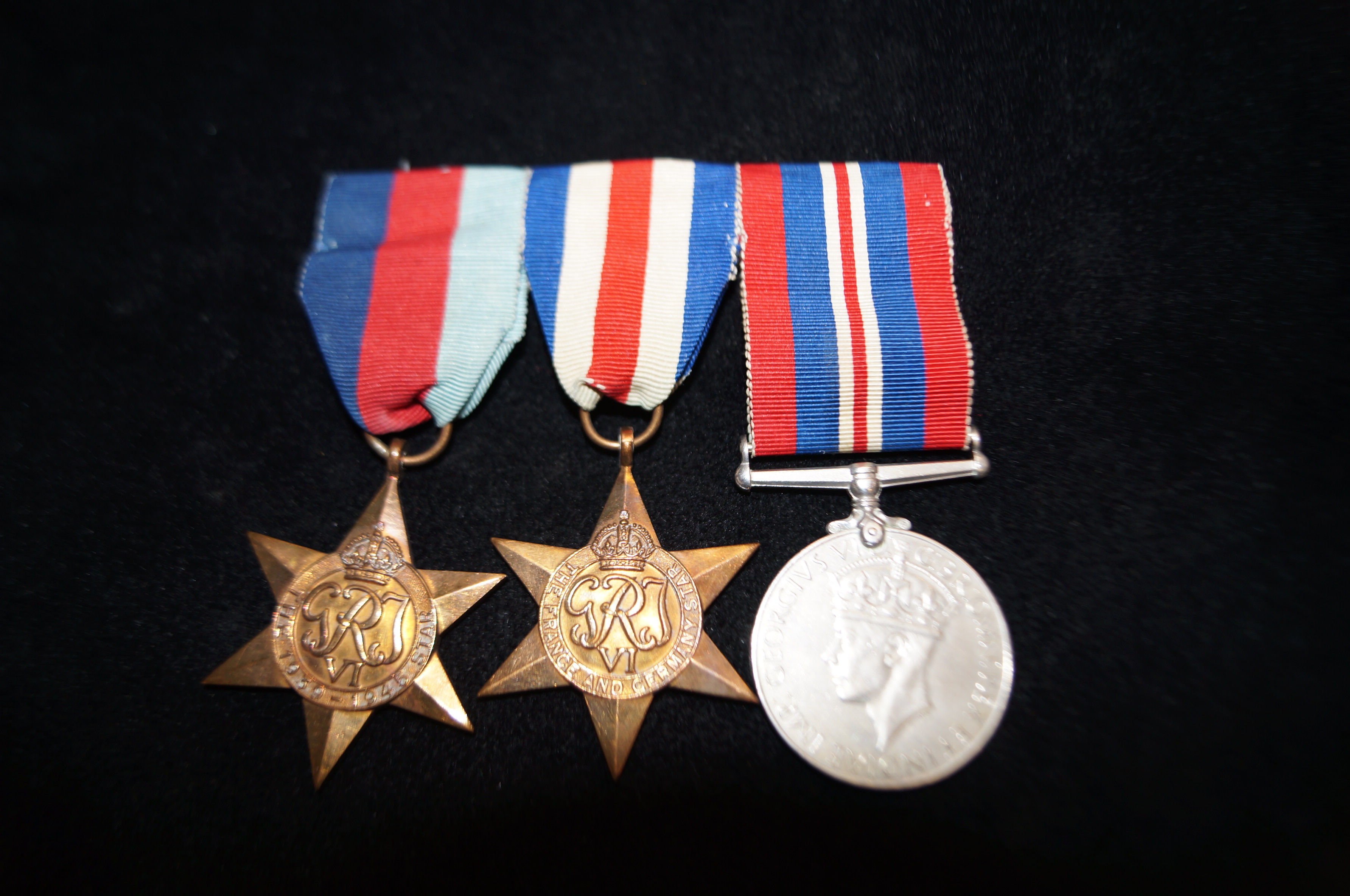 Group of 3 World war II medals