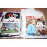 Large collection of Manchester united programs 20