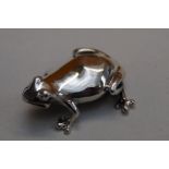 Silver miniature frog
