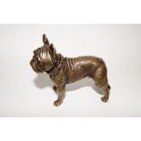 Bronze french bulldog Height 6cm