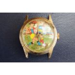 Vintage wristwatch requires attention depicting fo