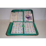 Cased mahjong set