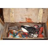 Vintage tool chest & contents