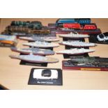 Group of model vehicles trains & ships ect
