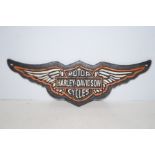 Cast iron Harley-Davidson 13 x 39 cm