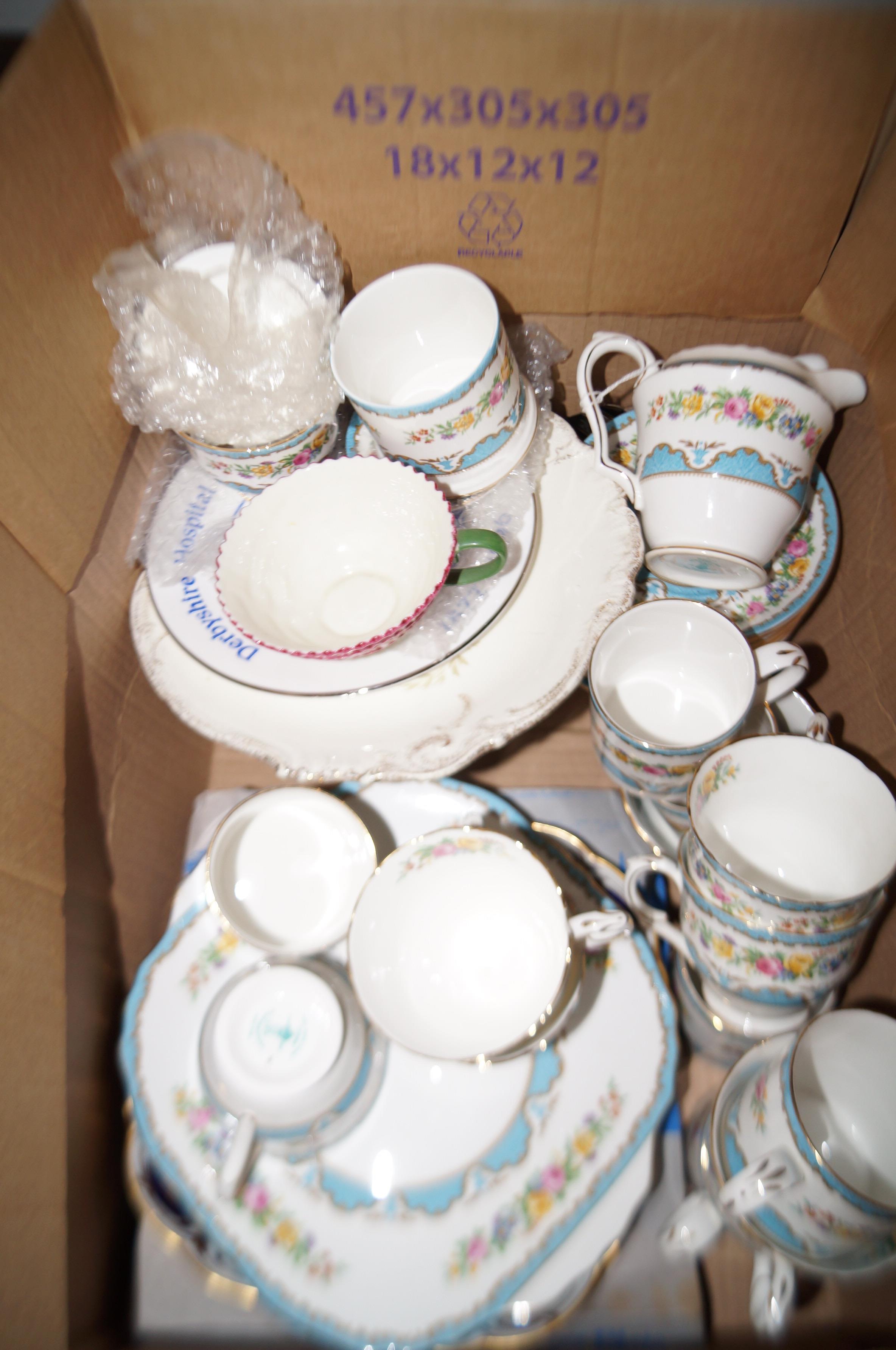 Staffordshire bone china tea set & further ceramic