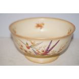 Early 20th century blush ivory hand painted pedest
